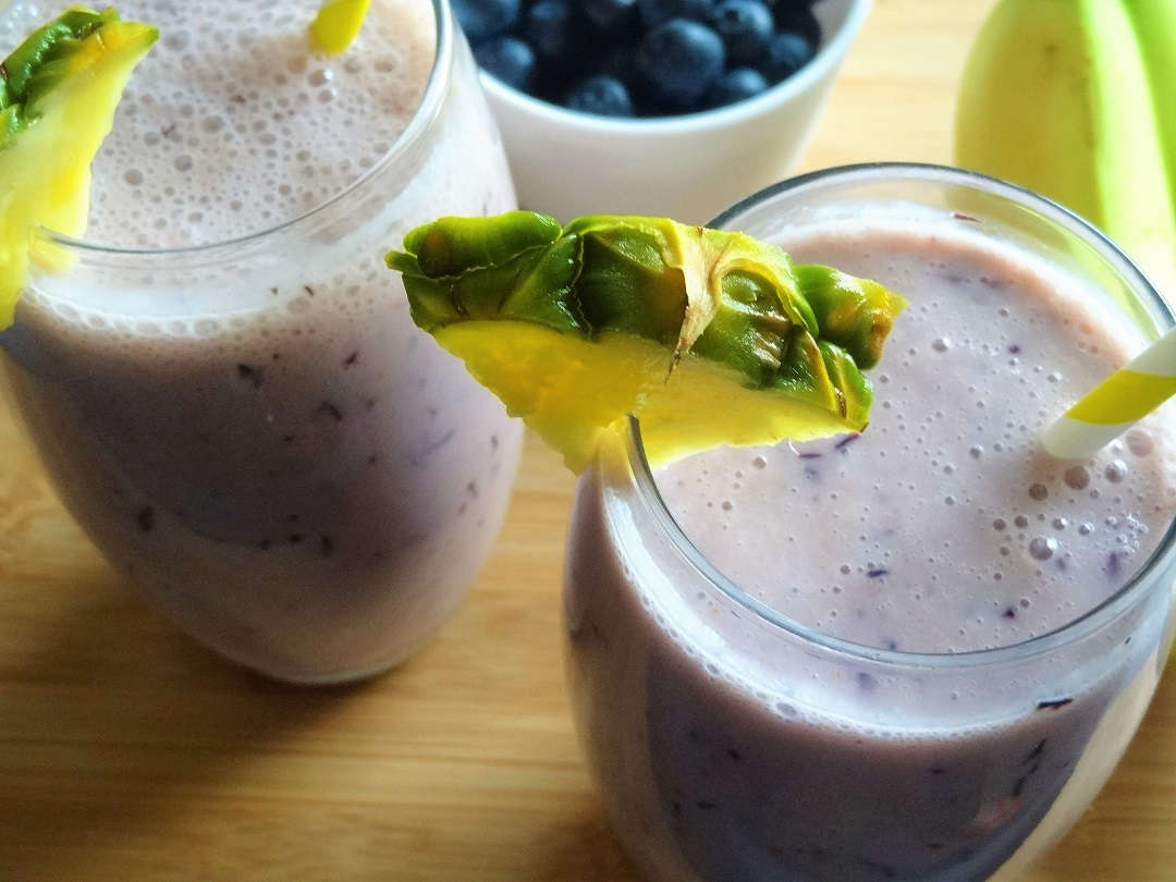 A Step-by-Step Recipe to Make Blueberry and Banana Smoothie