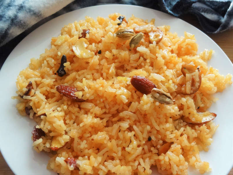 Sweet Rice Recipe | Kesariya Bhat - Felicity Plus